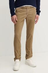 Hackett pantaloni de catifea cord culoarea maro, mulata, HM212656R 9BYH-SPM0RB_82X