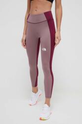 The North Face leggins de antrenament culoarea violet, neted 9BYX-LGD07P_45X