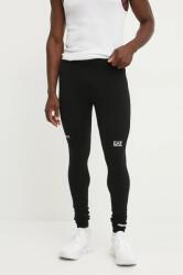 EA7 Emporio Armani leggins de antrenament culoarea negru, cu imprimeu, PJOBZ. 6DPP94 9BYH-LGM019_99X