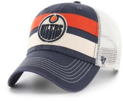 47 brand sapca NHL Edmonton Oilers culoarea albastru marin, cu imprimeu, H-CLBBN06GWP-VN 99KK-CAM0NW_59X (H.CLBBN06GWP.VN)