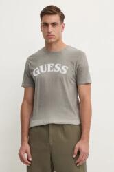 Guess tricou din bumbac barbati, culoarea gri, cu imprimeu, M4BI04. K9RM1 9BYH-TSM18N_09X