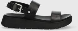 ALDO sandale de piele Silyia femei, culoarea negru, 13543044. SILYIA PPYX-OBD15R_99X