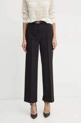 Marciano Guess pantaloni CELIA femei, culoarea negru, lat, high waist, 4BGB03 7046A 9BYH-SPD0KS_99X