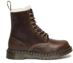 Dr. Martens bocanci de piele 1460 Pascal Serena femei, culoarea maro, cu toc plat, izolat, DM32019777 9BYH-OBD4H4_89X (DM32019777)