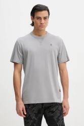 G-Star Raw tricou din bumbac barbati, culoarea alb, neted, D24449-336 PPYH-TSM1EH_90X