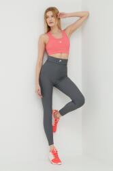 Fila leggins de antrenament Cervia femei, culoarea gri, neted PPYY-LGD0Y9_90X