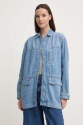 Pepe Jeans geaca jeans CLARENCE femei, de tranzitie, oversize, PL402413 9BYH-KUD09D_55X