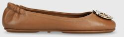 Tory Burch balerini de piele Minnie Travel Ballet PPYX-OBD3HD_88X (50393.232.N)