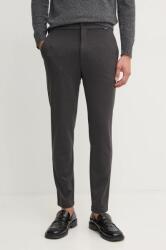 Calvin Klein pantaloni barbati, culoarea gri, mulata, K10K113647 9BYH-SPM0JE_90X (K10K113647)