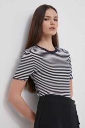 Tommy Hilfiger tricou femei, culoarea bleumarin WW0WW41190 PPYH-TSD0LD_59A