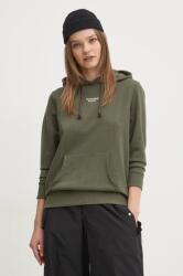 Tommy Hilfiger bluza femei, culoarea verde, cu glugă, neted, DW0DW19712 9BYH-BLD0ZC_78X