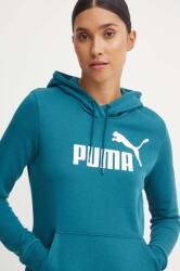 PUMA bluza femei, culoarea verde, cu glugă, cu imprimeu 9BYY-BLD09U_96X