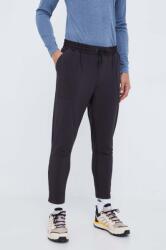 PUMA pantaloni de alergare Seasons Lightweight culoarea negru, neted 9BYX-SPM0BY_99X (524135)