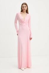 Victoria Beckham rochie culoarea roz, maxi, evazati, 1424WDR005950A 9BYH-SUD19M_30X