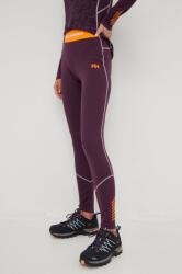 Helly Hansen colanti femei, culoarea violet, neted 9BY8-LGD0TH_44X (49394)