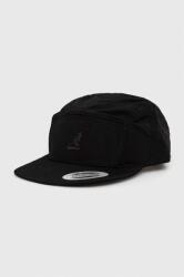 Kangol sapca culoarea negru, neted 99KK-CAU06M_99X (K5327.BK001)