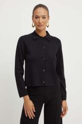 Max Mara Leisure cardigan femei, culoarea negru, light, 2426316017600 9BYH-KUD098_99X