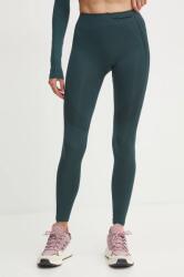 Hummel leggins de antrenament Shaping culoarea verde, cu imprimeu PPYX-LGD0GR_87X (216772)