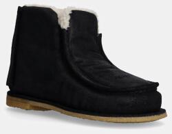 JW Anderson cizme de zapada din piele intoarsa Ankle Boot 9BYH-OBD4E1_99X (ANW43065A.999)