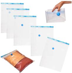  Vákuum zsákok ruhákhoz 5 db 60x80cm (KX4586)
