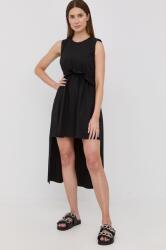 REDValentino rochie culoarea negru, midi, evazati PPYY-SUD1SF_99X (XR0VAEL00VU)