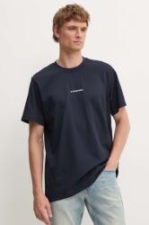 G-Star Raw tricou din bumbac barbati, culoarea albastru marin, cu imprimeu, D25677-C336 9BYH-TSM15A_59X (D25677.C336)