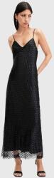 AllSaints rochie CHANTELLE culoarea negru, maxi, evazată, W062DB 9BYH-SUD1LF_99X (W062DB)