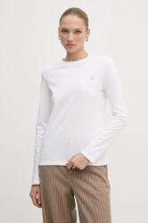 Calvin Klein longsleeve din bumbac culoarea alb, J20J224549 9BYH-TSD16W_00X (J20J224549)