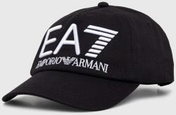 EA7 Emporio Armani șapcă de baseball din bumbac culoarea negru, cu imprimeu, CC980.245091 9BYH-CAU01N_99X (CC980.245091.42520)