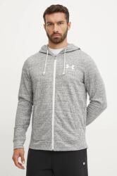 Under Armour bluza barbati, culoarea alb, cu glugă, neted PPYY-BLM1CZ_90X