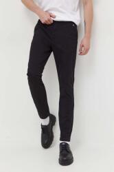 Tommy Hilfiger pantaloni bărbați, culoarea negru, drept DM0DM18339 PPYH-SPM01S_99X (DM0DM18339)