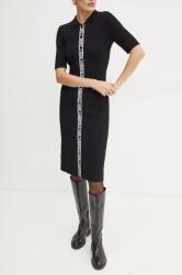 KARL LAGERFELD rochie culoarea negru, mini, mulata, 246W1320 9BYH-SUD1M7_99X