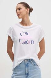 Pepe Jeans tricou din bumbac ENOLA femei, culoarea alb, PL505891 9BYH-TSD0BG_00X (PL505891)