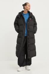 Tommy Hilfiger geaca de puf femei, culoarea negru, de iarna, oversize, DW0DW18860 9BYH-KUD1GF_99X