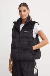 adidas Originals vestă de puf Velvet Vest femei, culoarea negru, de iarna, JE7217 9BYH-KUD168_99X (JE7217)