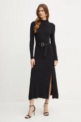 KARL LAGERFELD rochie culoarea negru, maxi, evazată, 246W1321 9BYH-SUD1M8_99X (246W1321)