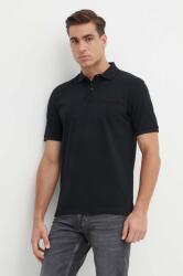 Gant polo de bumbac culoarea negru, cu imprimeu 9BYX-POM04K_99A (2062025)