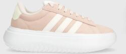 Adidas sneakers din piele intoarsă GRAND COURT culoarea roz IE1104 PPYH-OBD0NH_30X (IE1104)