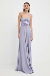 Elisabetta Franchi rochie culoarea violet, maxi, evazati, AB62942E2 PPYH-SUD1ZC_45X (AB62942E2)