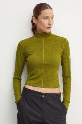 Columbia longsleeve Wallowa femei, culoarea verde, cu turtleneck, 2090931 9BYH-BLD0TK_91X (2090931)