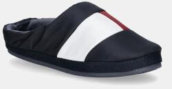 Tommy Hilfiger papuci de casa HILFIGER NYLON FLAG HOUSE SHOE culoarea albastru marin, FM0FM05228 9BYH-OBM0WD_59X (FM0FM05228)