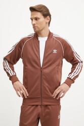 Adidas bluza Adicolor Classics SST Tracktop barbati, culoarea maro, modelator, IY9855 9BYH-BLM0U2_88X