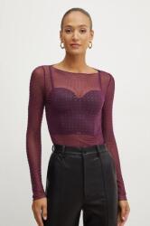 PINKO bluza femei, culoarea violet, modelator, 103911 A220 9BYH-BDD022_44X (103911.A220)