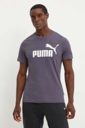 PUMA tricou din bumbac culoarea gri, cu imprimeu 9BYY-TSM0GB_90X