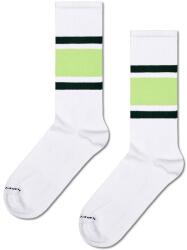 Happy Socks sosete Simple Stripe Sneaker Sock culoarea alb, P001607 9BYH-LGU067_00X (P001607)