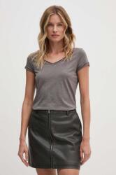 Sisley tricou femei, culoarea gri PPYH-TSD13W_90X