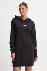 The North Face rochie din bumbac Zumu Hooded Dress culoarea negru, mini, oversize, NF0A89F8JK31 9BYH-SUD136_99X (NF0A89F8JK31)