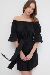 LIU JO rochie culoarea negru, mini, evazati PPYH-SUD11J_99X