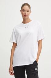 Under Armour tricou Campus femei, culoarea alb, 1387193 9BYH-TSD17Z_00X