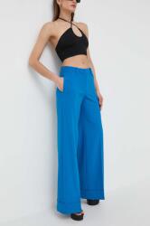 Pinko pantaloni din lana lat, high waist PPYX-SPD0MK_55X